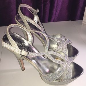 Prom sparkly heels
